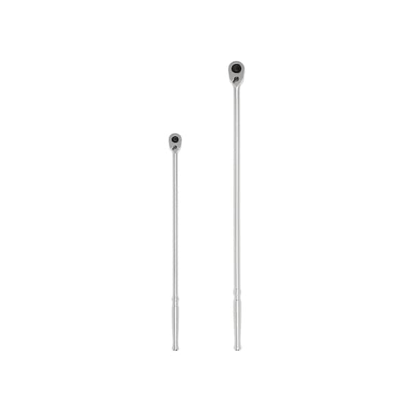 3/8, 1/2 Inch Drive Quick-Release Extra-Long Ratchet Set, 2-Piece (18, 24 in.)